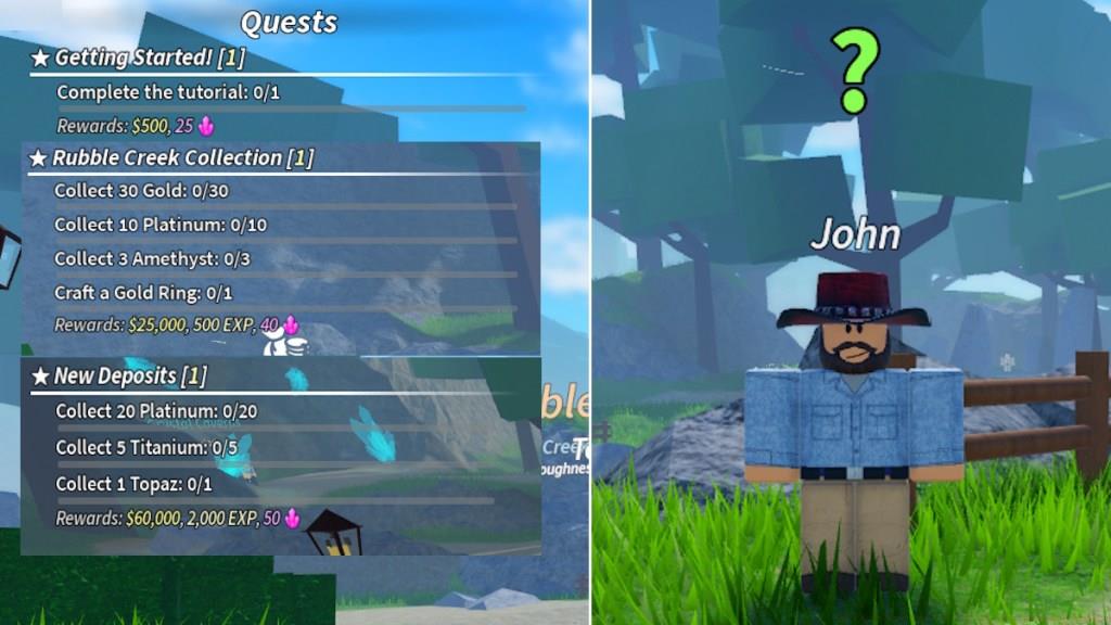John NPC and quests