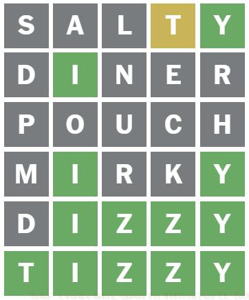 July 21 Wordle Answer