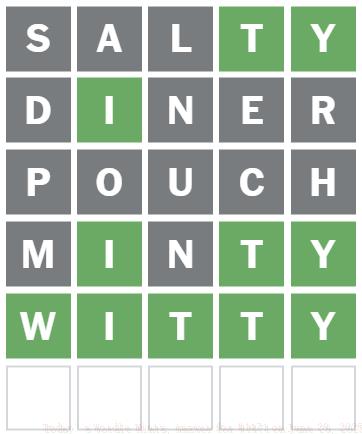 June 29 Wordle Answer