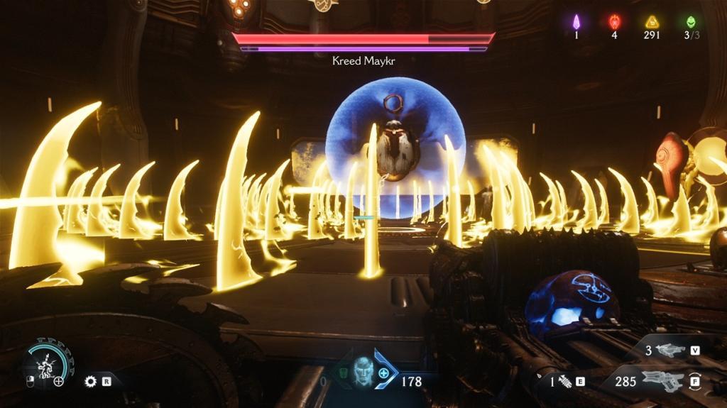 Kreed Maykr's energy wave attack