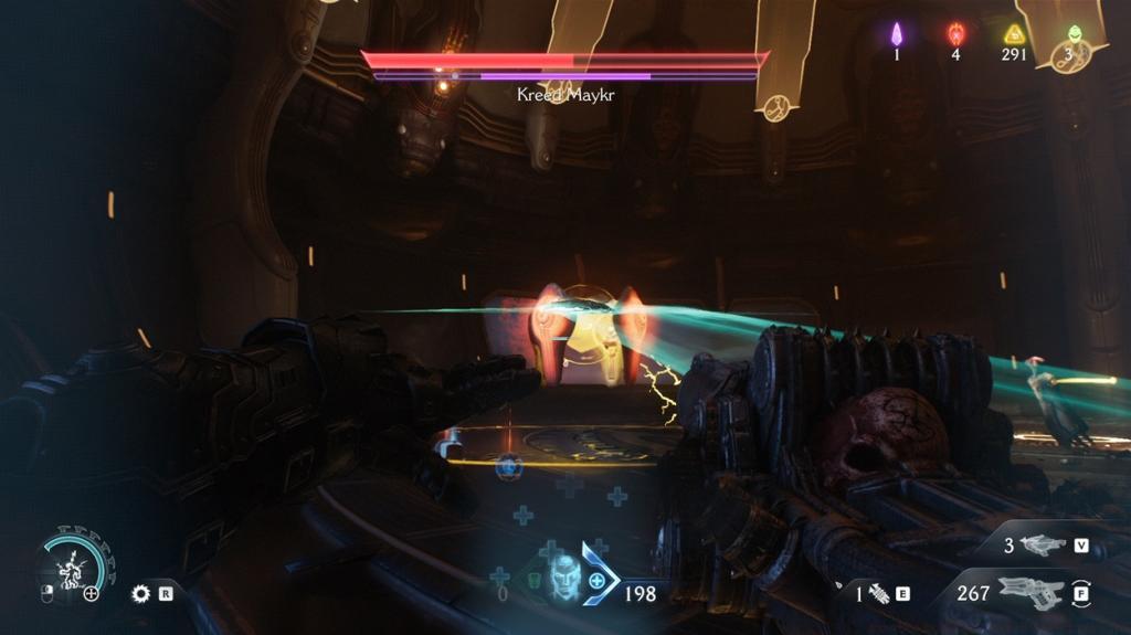 Kreed Maykr's roaming energy ball attack