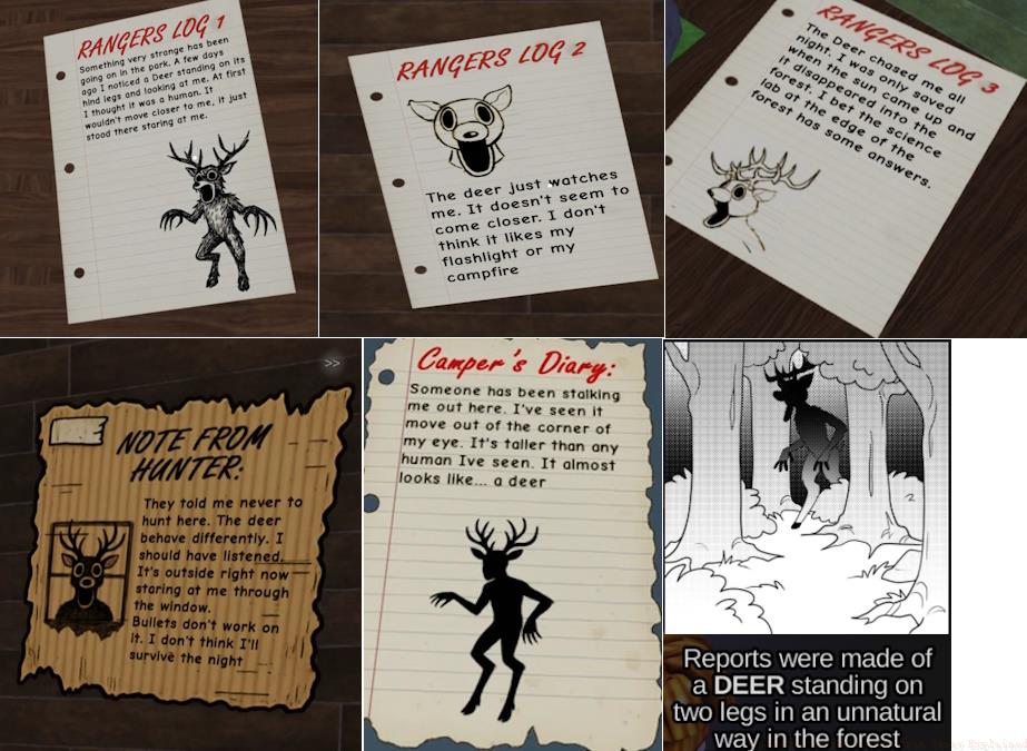 Lore notes in 99 Nights