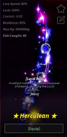 Lucid Rod Stats