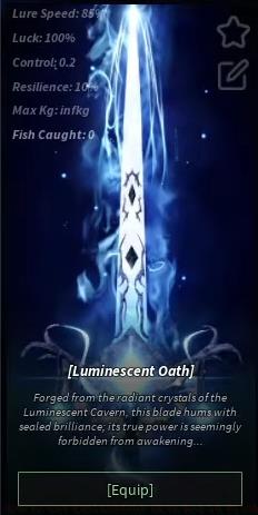 Luminescent Oath stats in Fisch