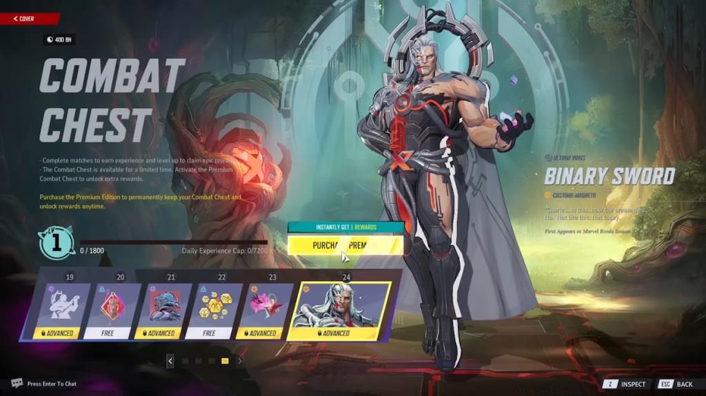 Marvel Rivals Season 2.5 Combat Chest Magneto skin