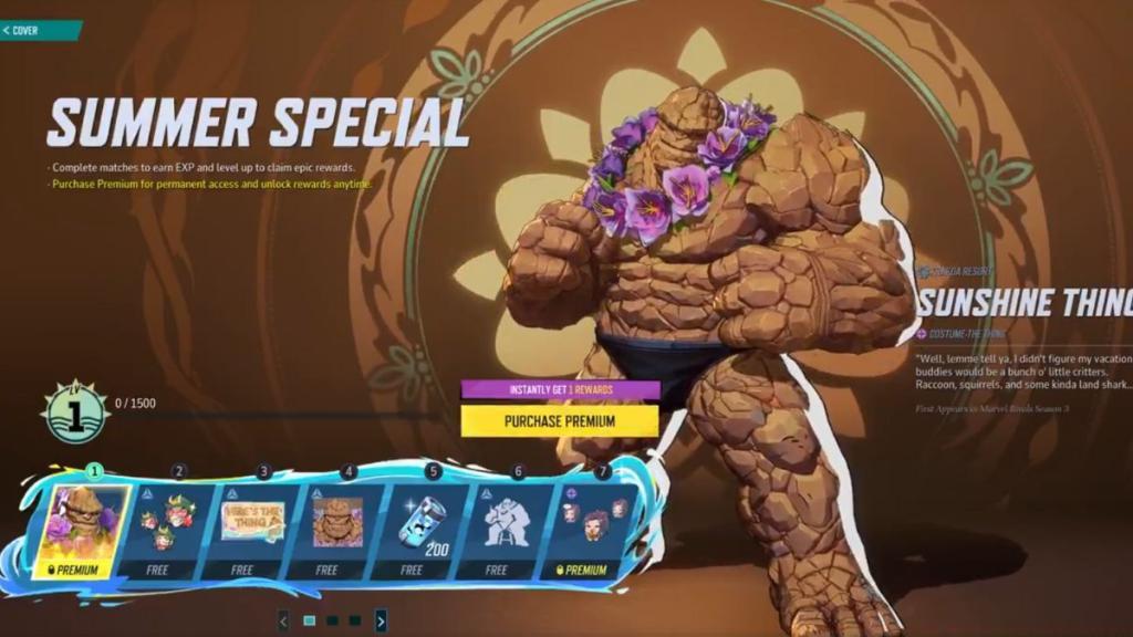 Marvel Rivals Summer Special Event Page 1