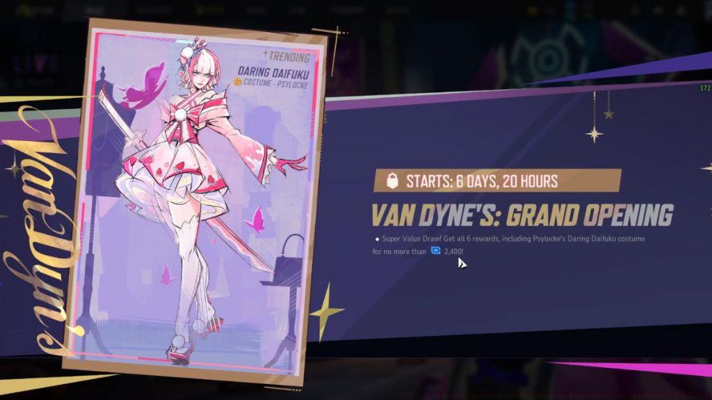 Marvel Rivals Van Dyne's Grand Opening