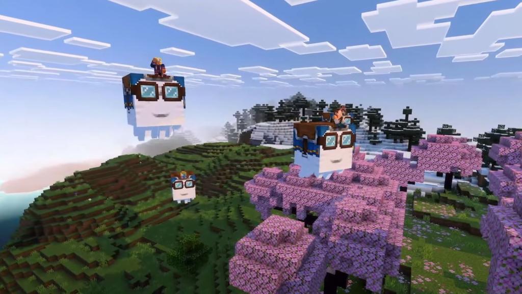 Minecraft Rideable Ghasts