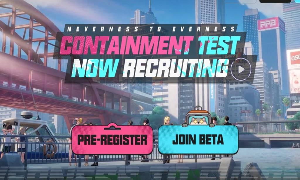 Neverness to Everness global beta signup