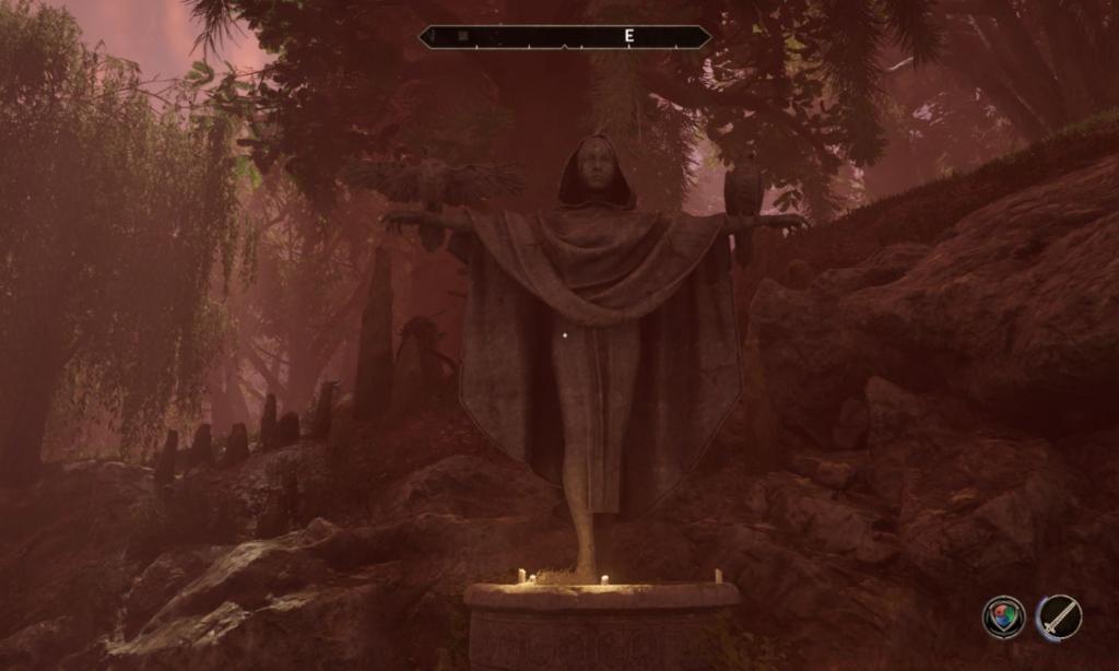 Statue of Nocturnal in Oblivion Remastered