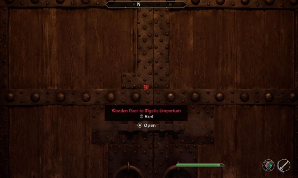 Lockpick prompt for a door in Oblivion Remastered