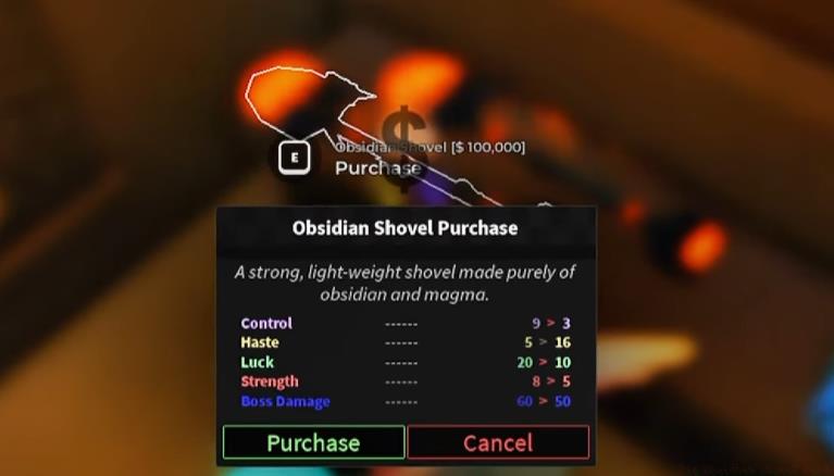 Obsidian Shovel purchase