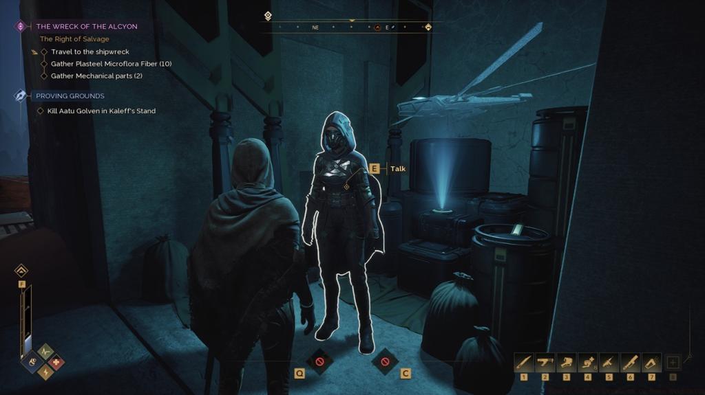 Omnithopter Pilot in Griffith's Tradepost Dune Awakening