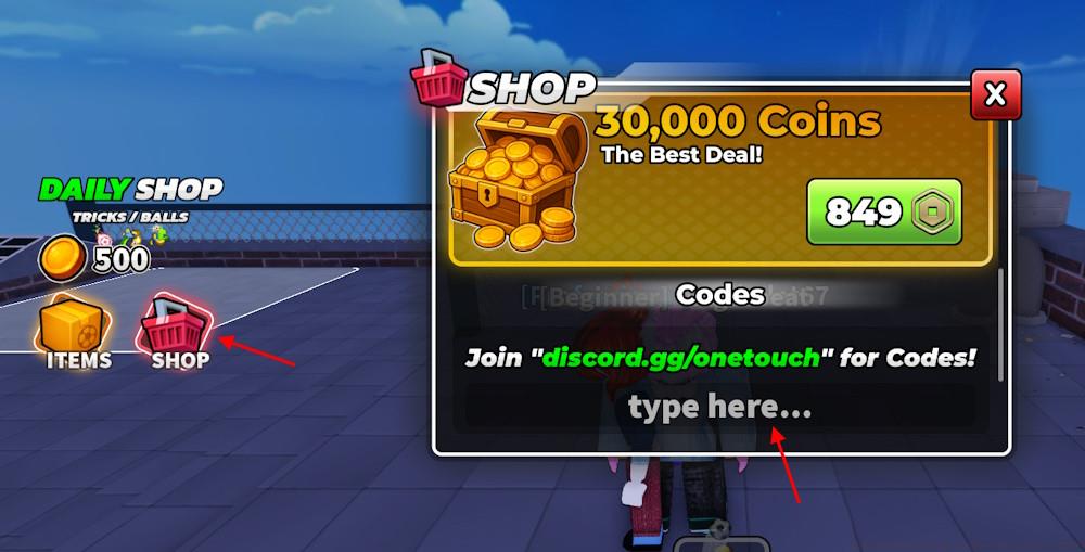 One Touch codes redeem