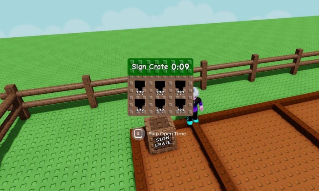 Open Crate in Grow a Garden Timer