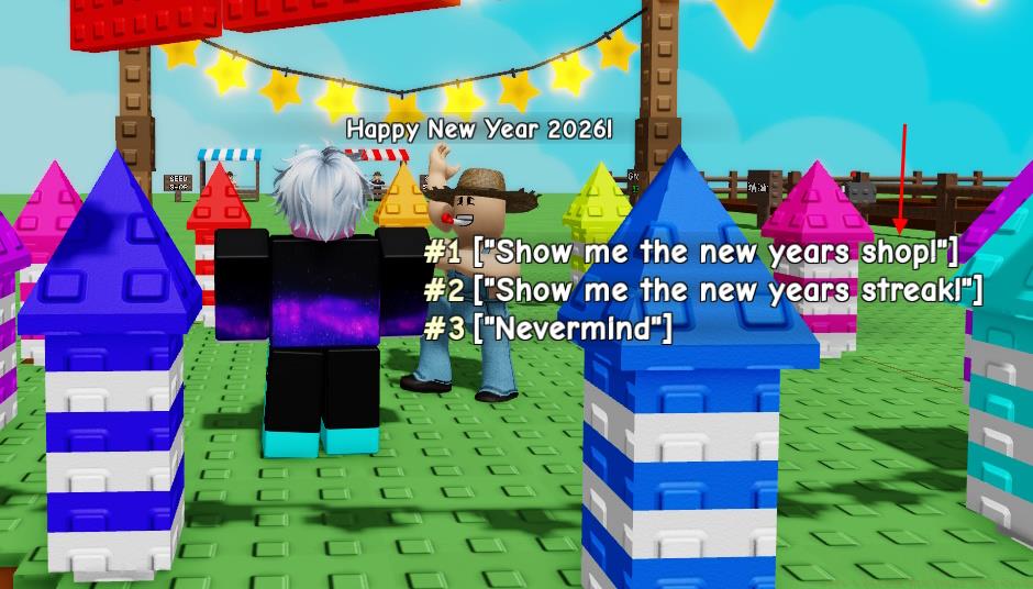 Open New Years Shop in Grow a Garden