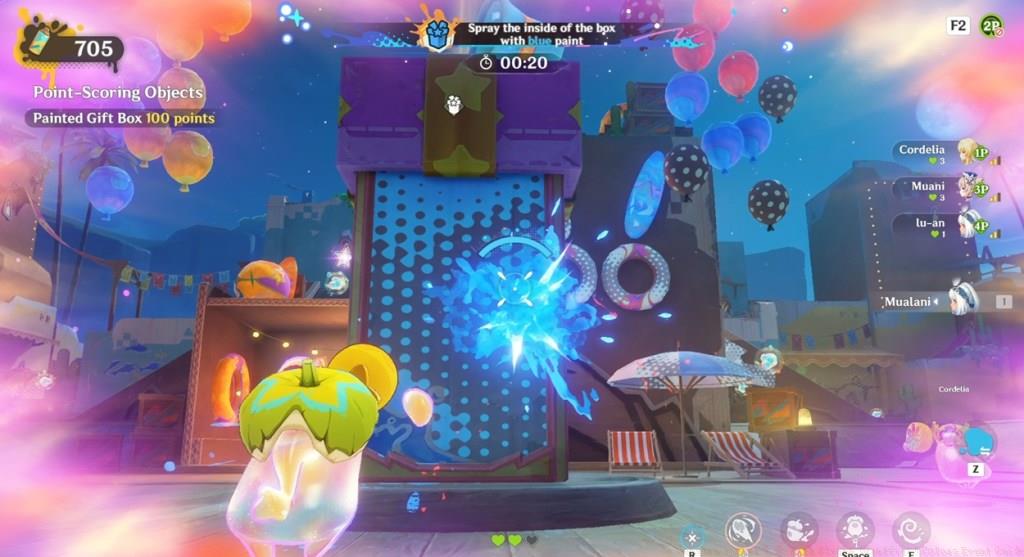 Paint gift box in With Flying (graffiti) colors event in Genshin Impact