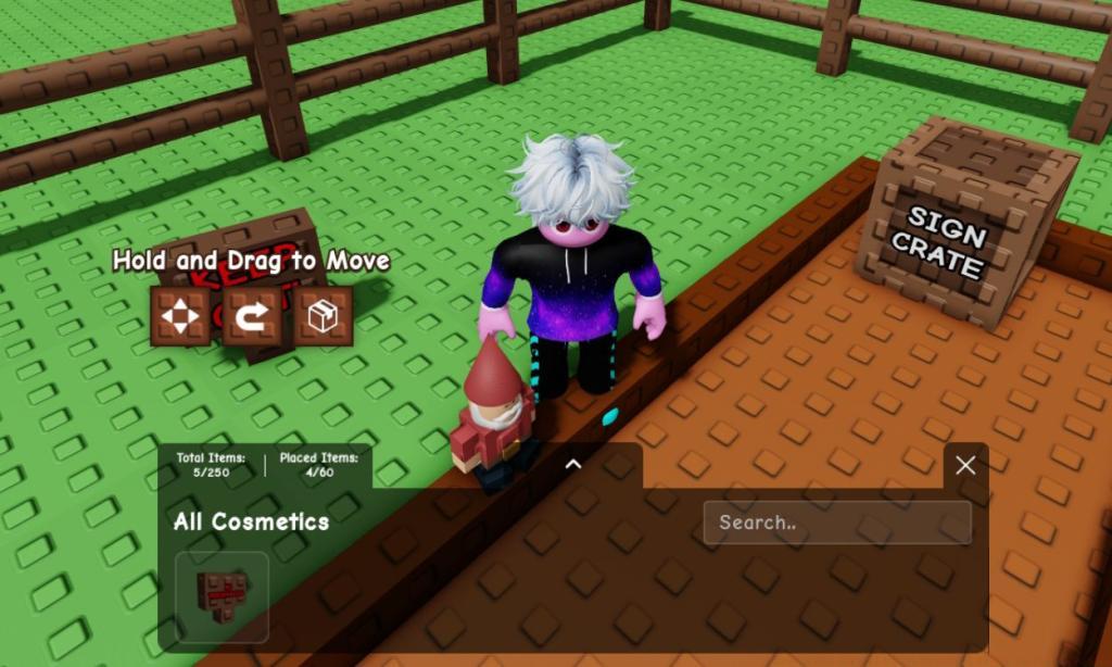 Place Cosmetics in Grow a Garden