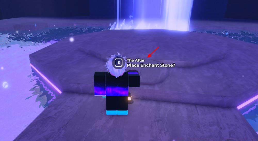 Placing Enchant Stone in Fish It