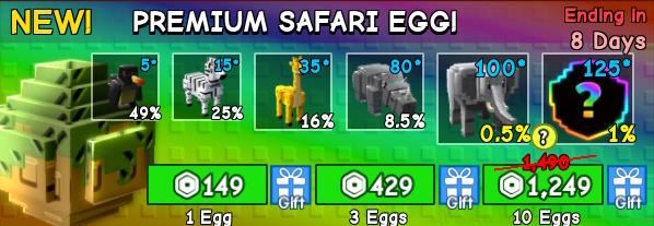 Premium Safari Egg