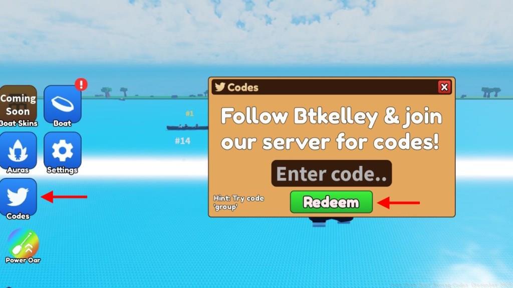 Redeem Aura Farm Boat Racing codes