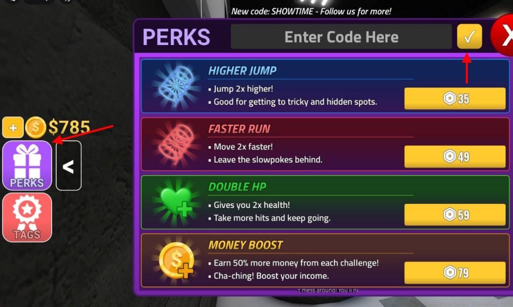 Redeem Midnight Game Show codes