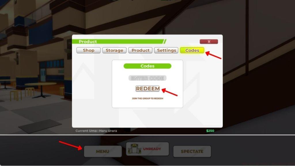 Redeem Uma Racing Codes