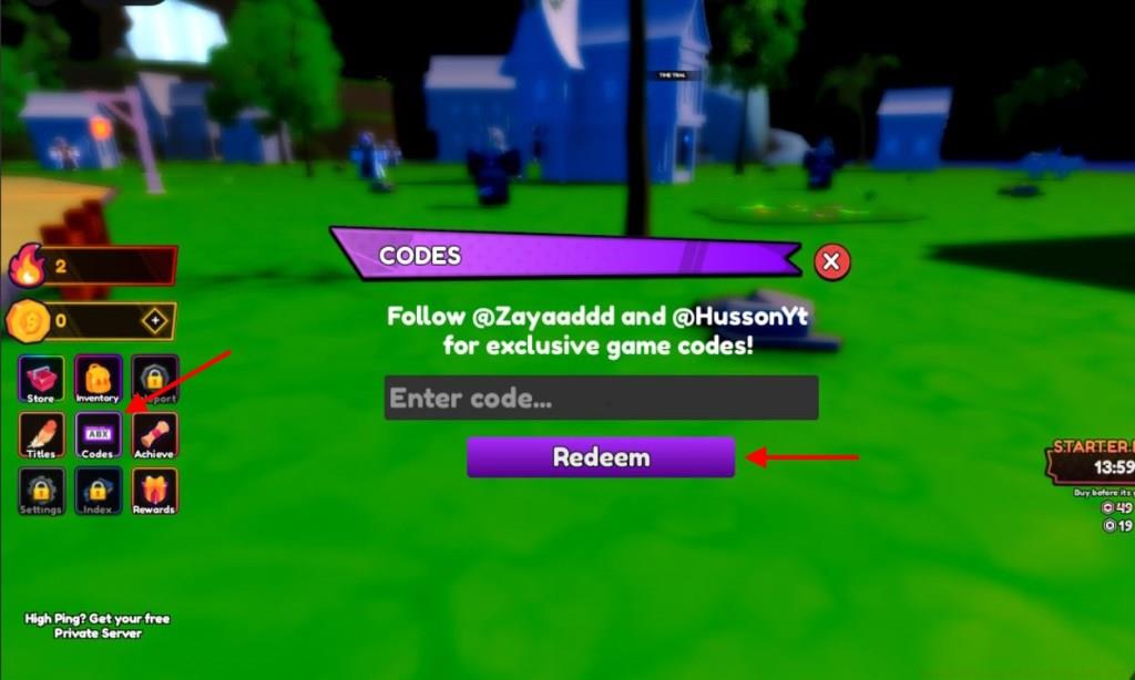 Redeem codes for anime slaying