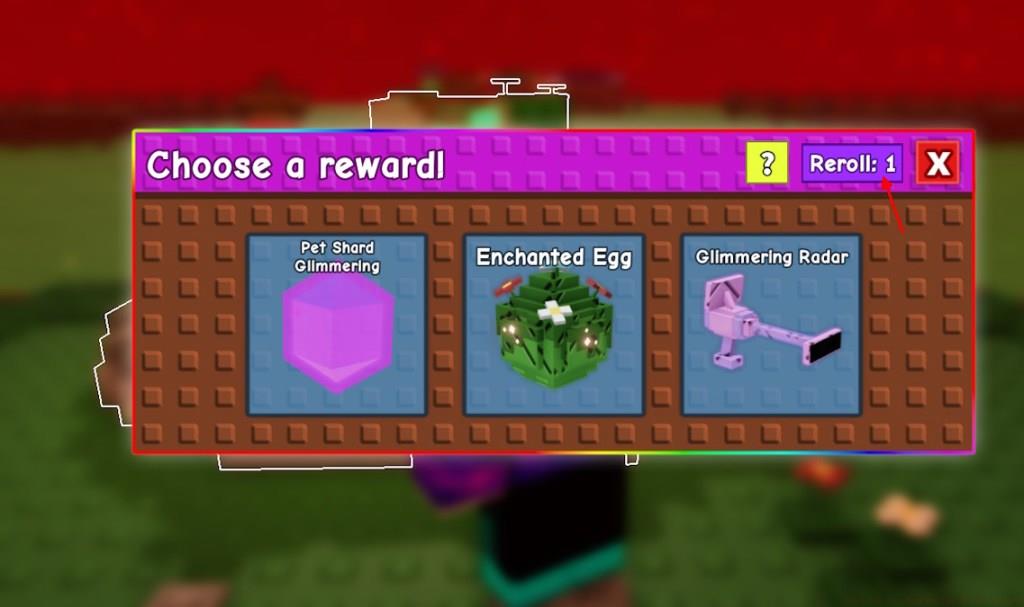 Reroll in Wishing Well Rewards