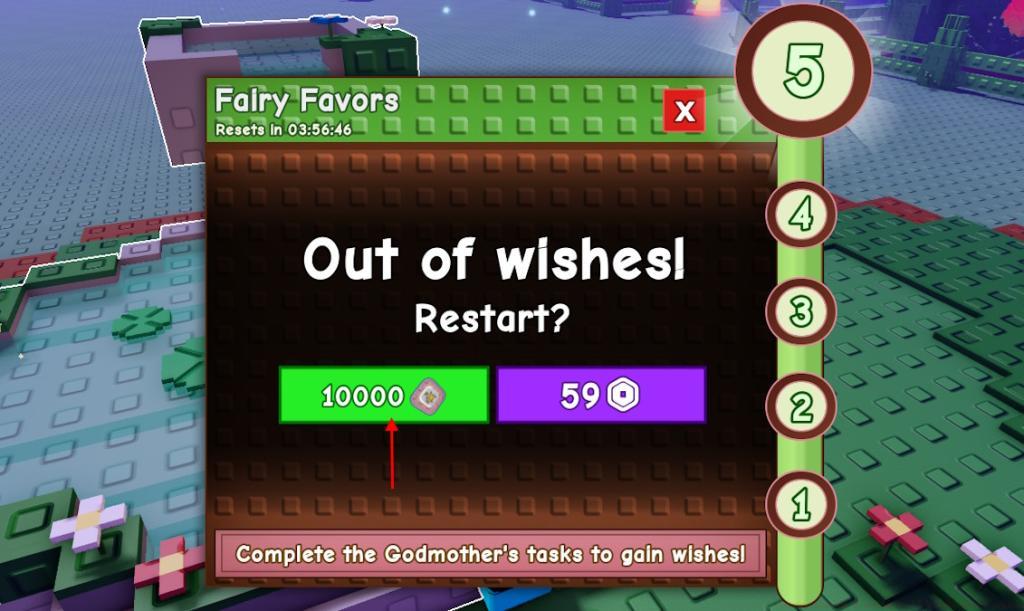 Restart Wishing Well tasks