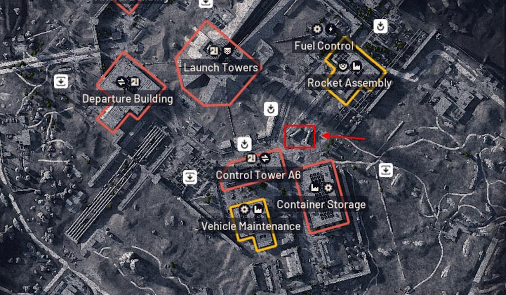 Rocket Thrusters in Rocket Assembly