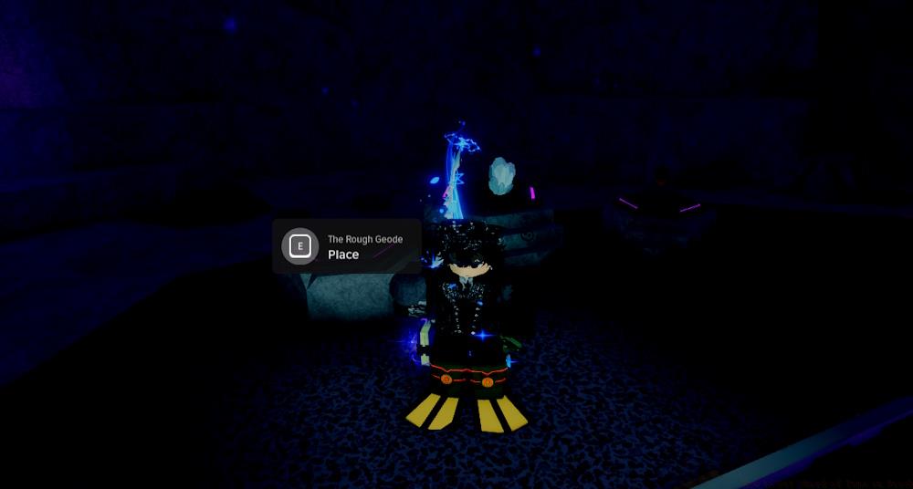 Rough Geode in Fisch