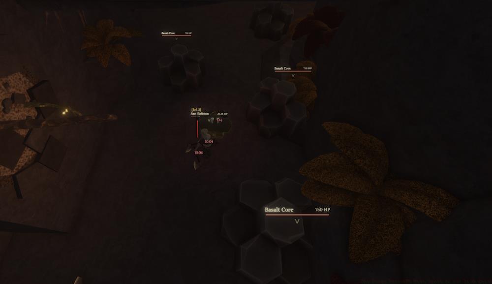 Ruined caves AFK farm location The Forge