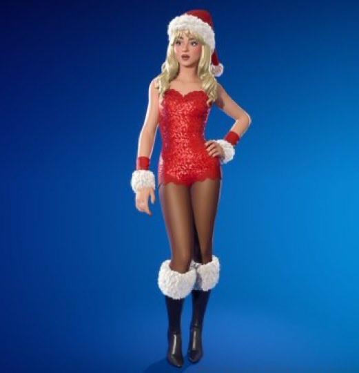 Santa Sabrina skin Fortnite