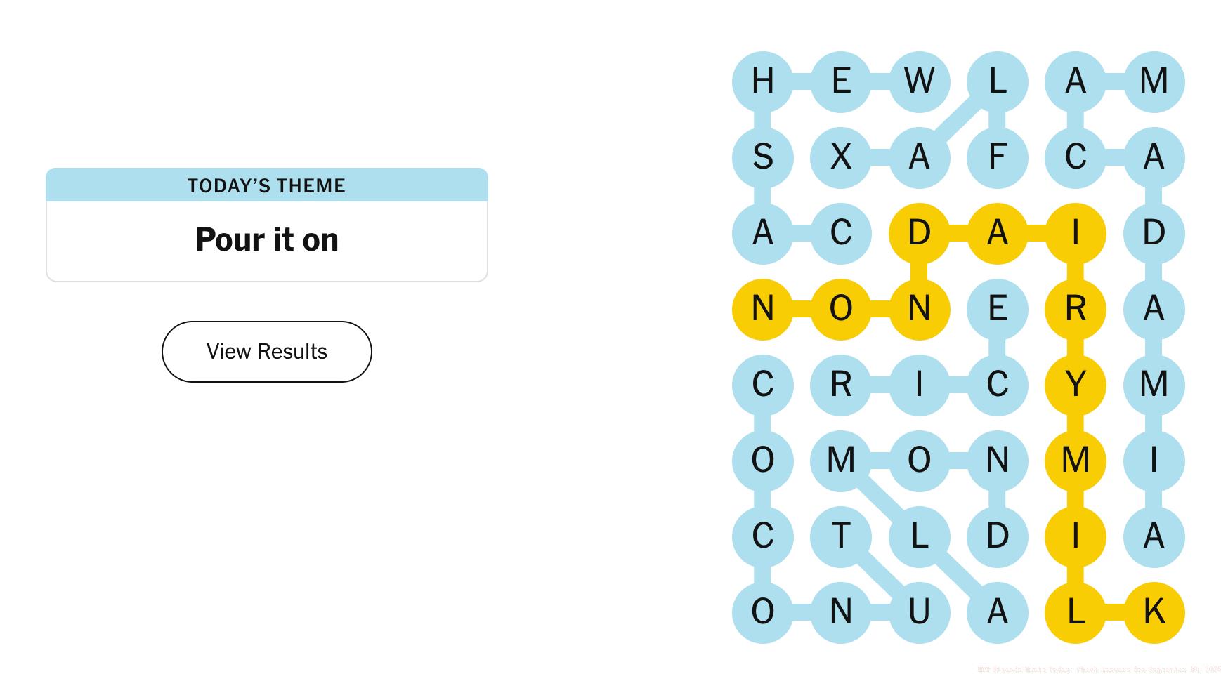 strands hints and answers september 19 2025