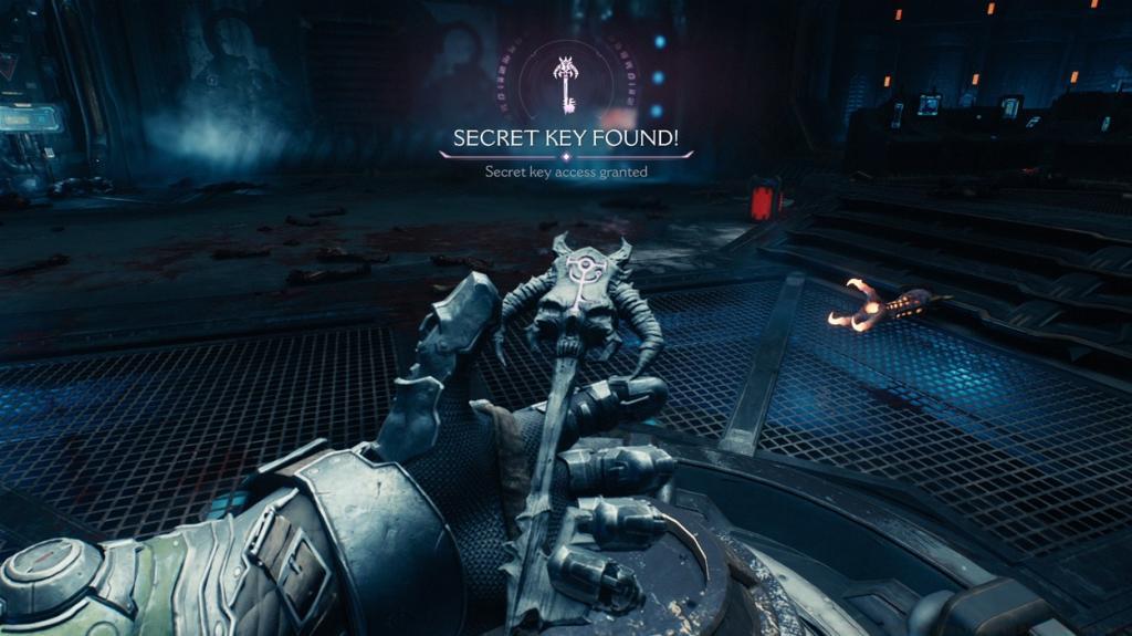 Secret key in Sentinel Command Station Doom the Dark Ages