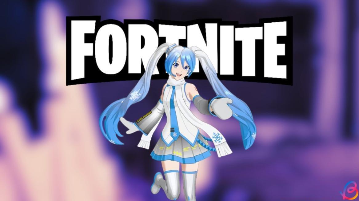 Snowy Miku Fortnite skin