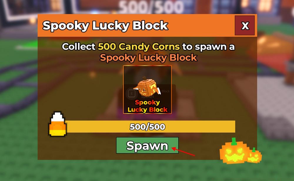 Spawn Spooky Lucky Block in Steal a Brainrot