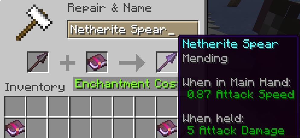 Best Spear Enchantments in Minecraft