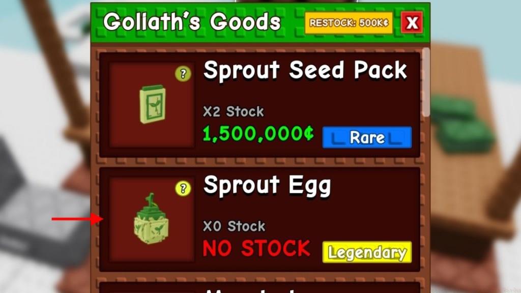 Sprouts Egg Pack from Goliath Shop