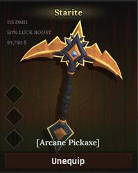 Arcane Pickaxe
