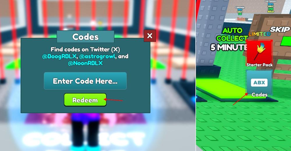 Steal a Capybara codes redeem option