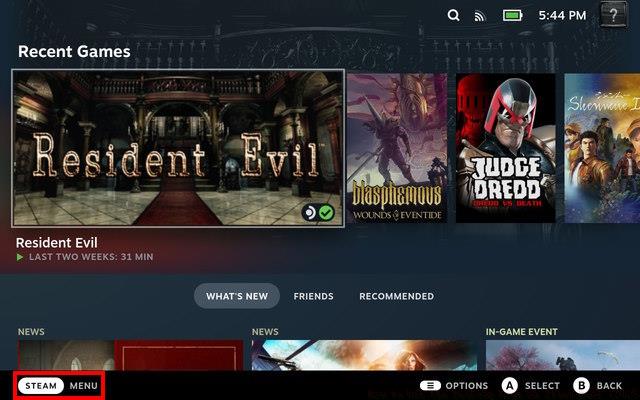 Steam-Deck-Main-Screen