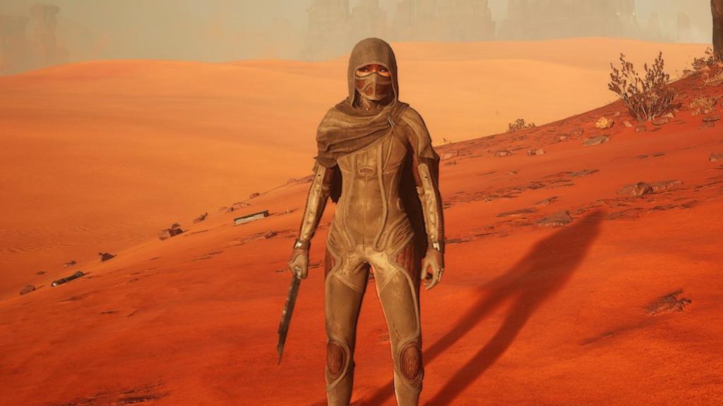Stillsuits in Dune Awakening