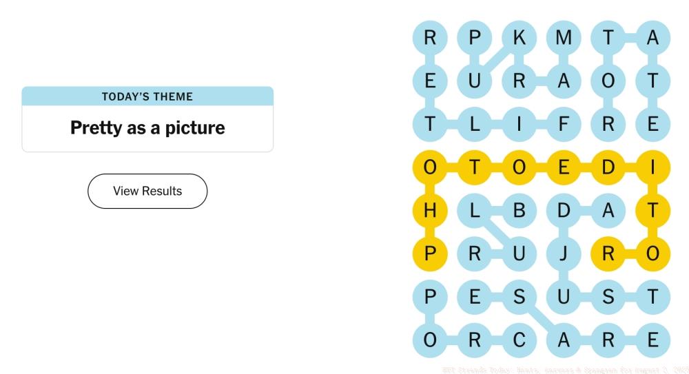NYT Strands Today: Hints, Answers & Spangram for August 2, 2025