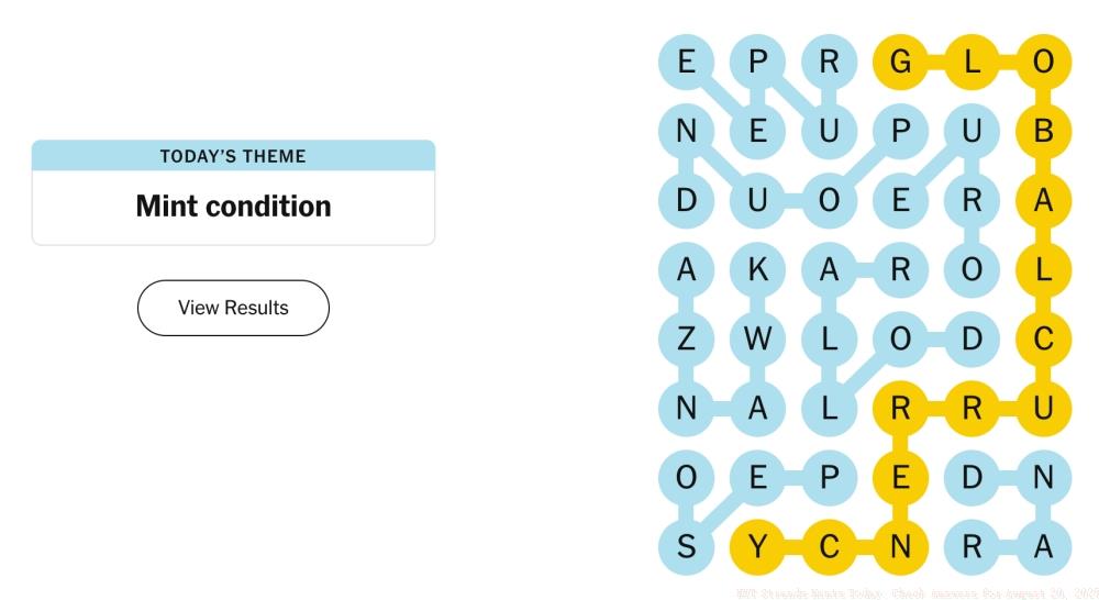 NYT Strands Hints Today: Check Answers for August 20, 2025