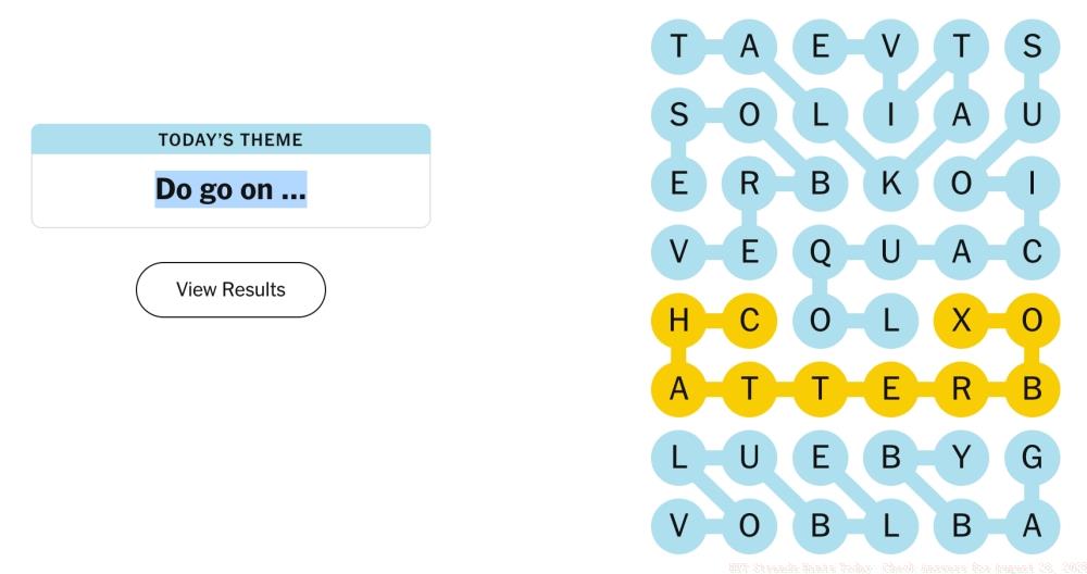NYT Strands Hints Today: Check Answers for August 28, 2025