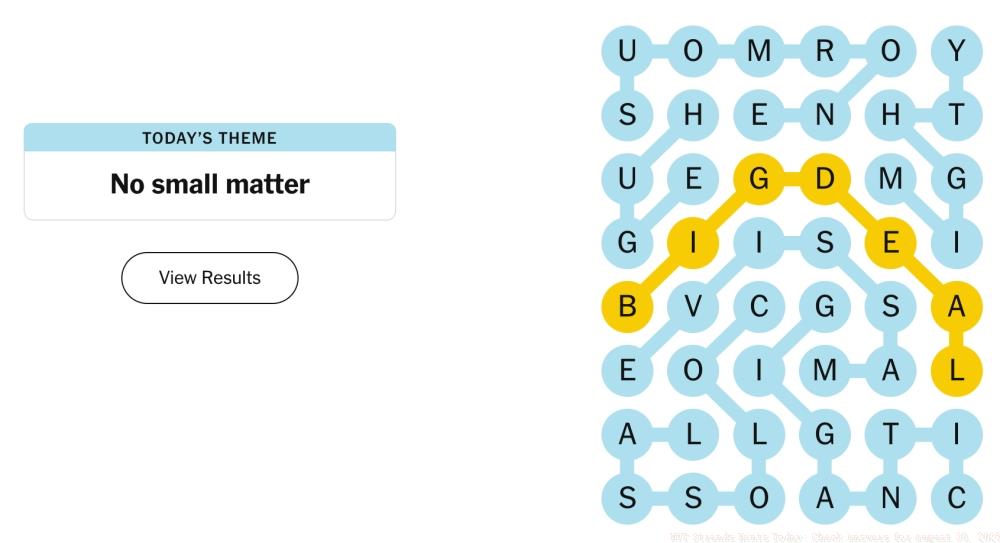 NYT Strands Hints Today: Check Answers for August 30, 2025