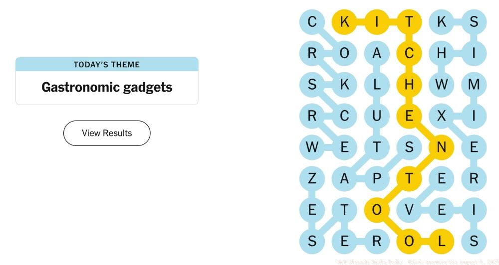 NYT Strands Hints Today: Check Answers for August 9, 2025