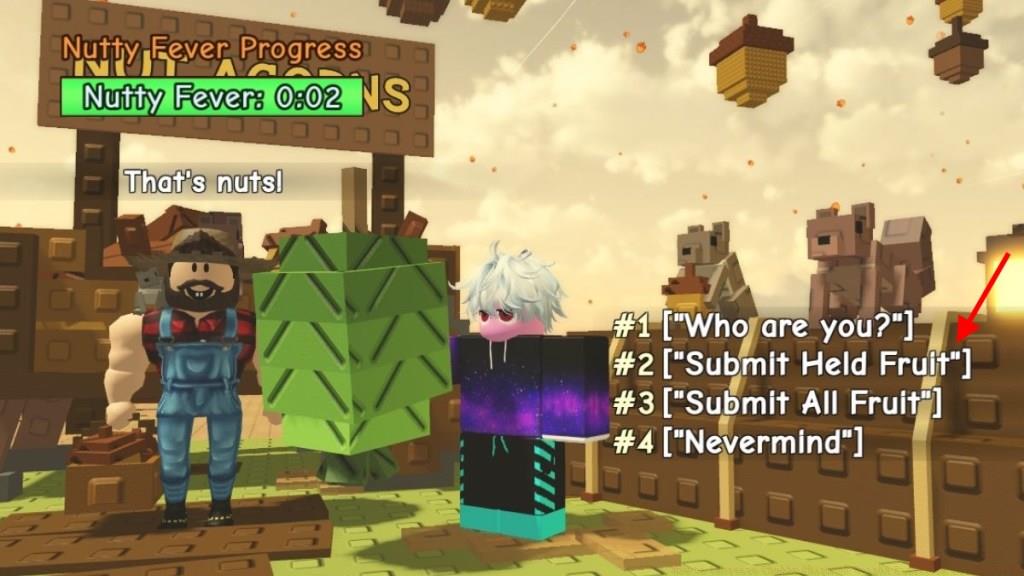 Submit Plants to Trigger Nutty Fever Event Grow a Garden